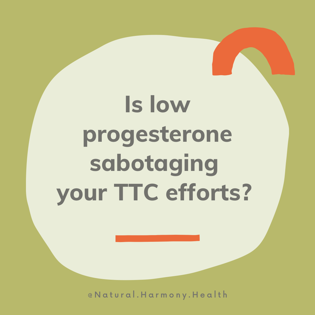 low progesterone fertility